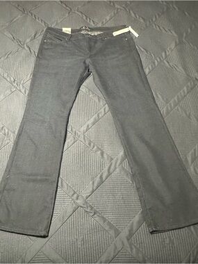 Old Navy The Diva Womens Size 14 Bootcut Jeans Lowest Rise Regular Dark Stretch